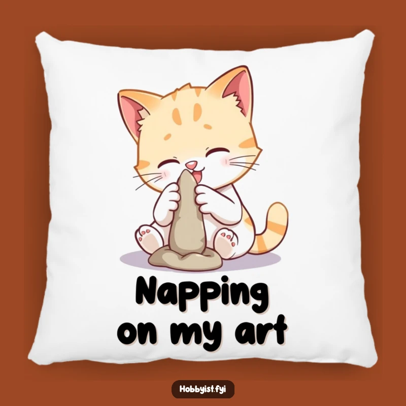 Funny Cat Sculpting Pillow: Cozy Creative Feline Cushion, Perfect Funny Gift