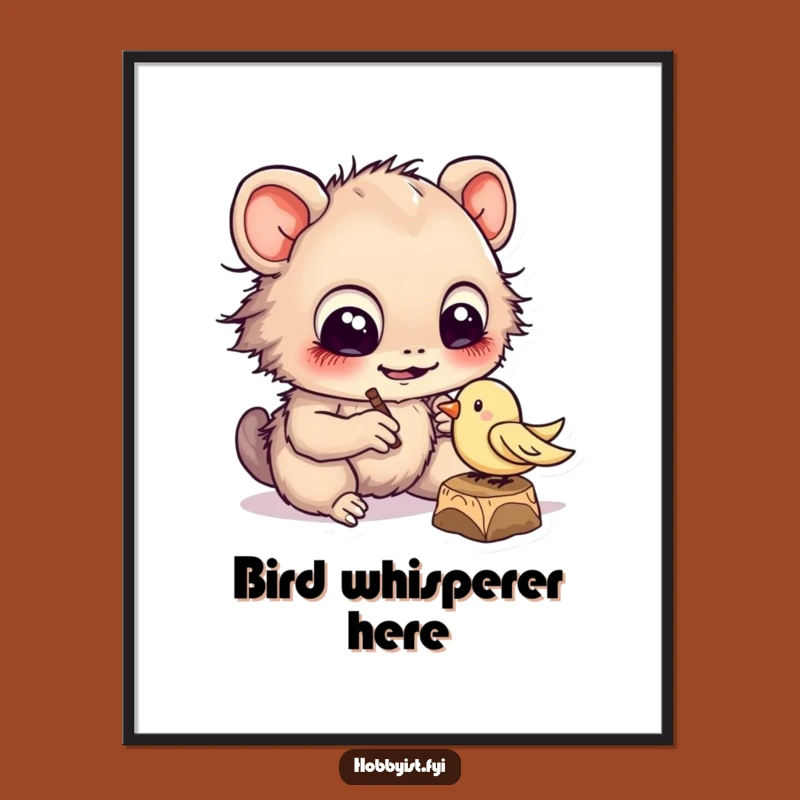 Funny Carver Creature Poster - Diligent Artistry Wall Art Gift