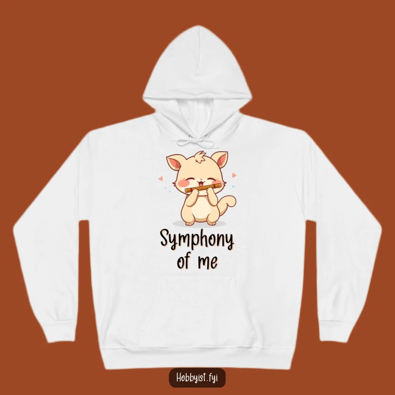 Funny Flute Playing Creature Hoodie: Cozy Comfort for Melodious Souls!