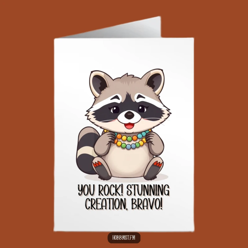 Free Printable Raccoon Congratulations Card - Crafty Beadwork, Funny Downloadable Gift