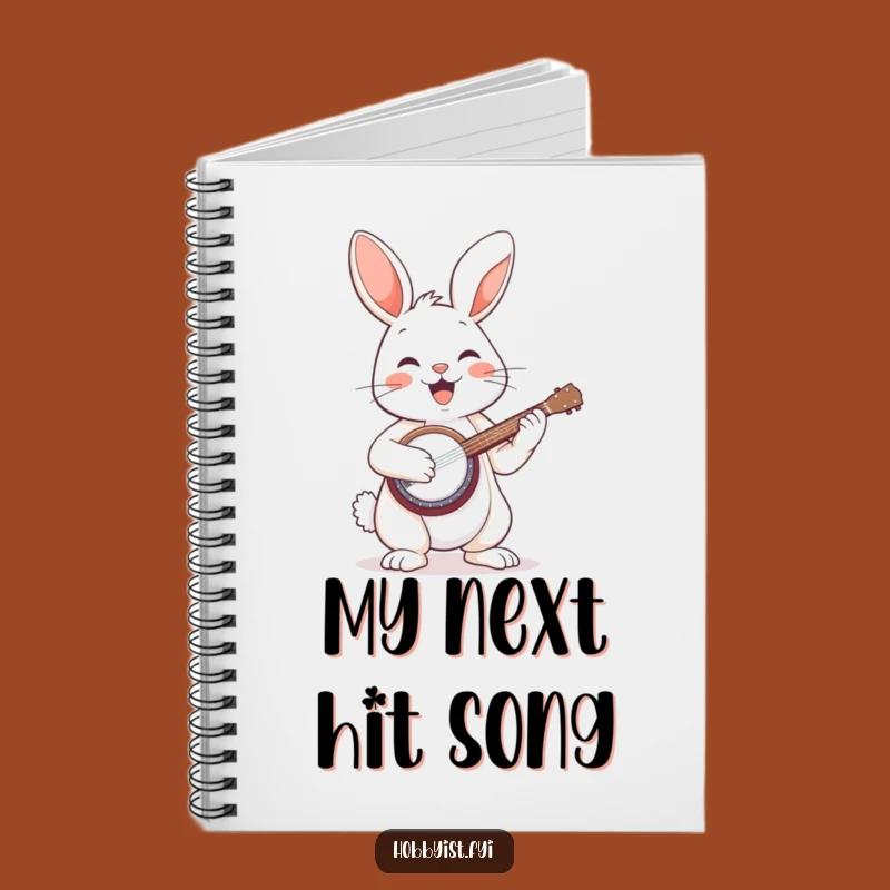 Funny Bunny Banjo Notebook: Jot Down Tunes and Ideas with Humor