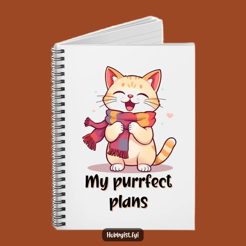 Funny Cat Knitting Notebook: Record Your Projects and Ideas