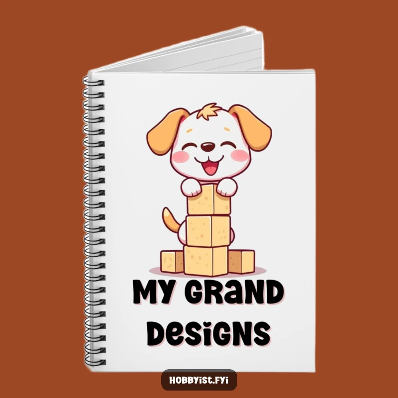 Funny Dog Block Tower Notebook: Sketch Pawsome Ideas With This Hilarious Pup Journal, Funny Gift