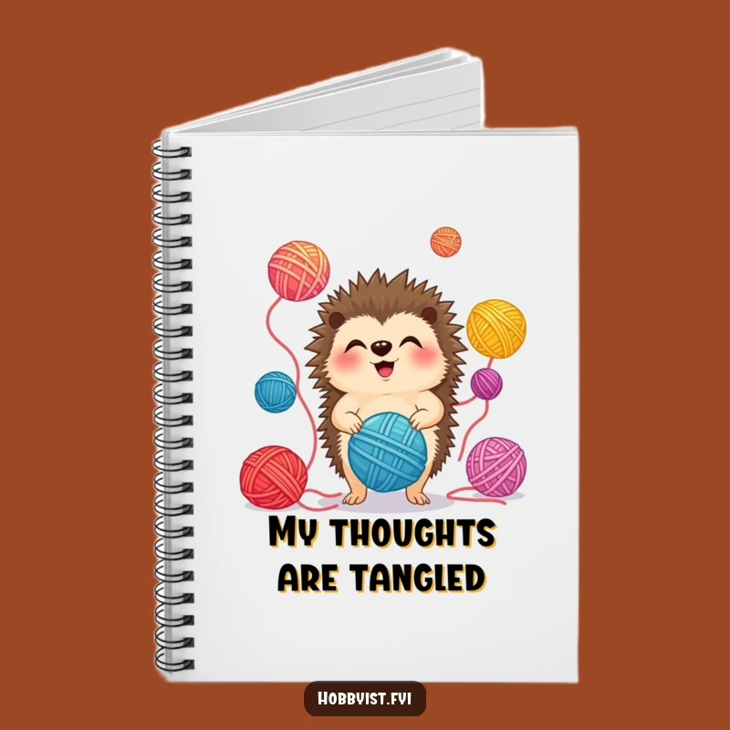 Funny Hedgehog Juggling Notebook: Jot Down Ideas with a Giggling Pal, Journal Gift