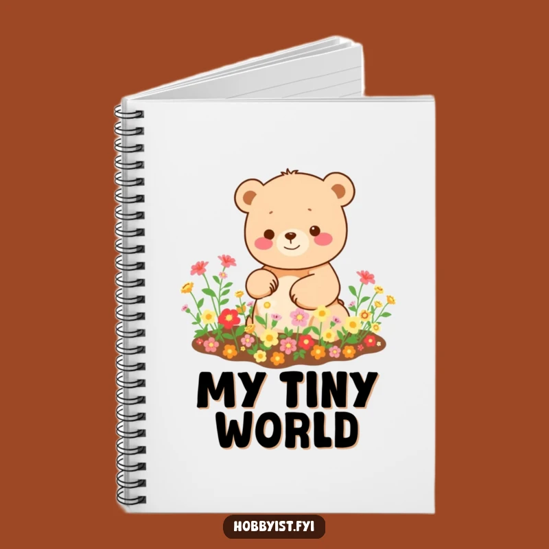 Funny Kawaii Bear Notebook: Happy Garden Plans, Cute Journal Gift