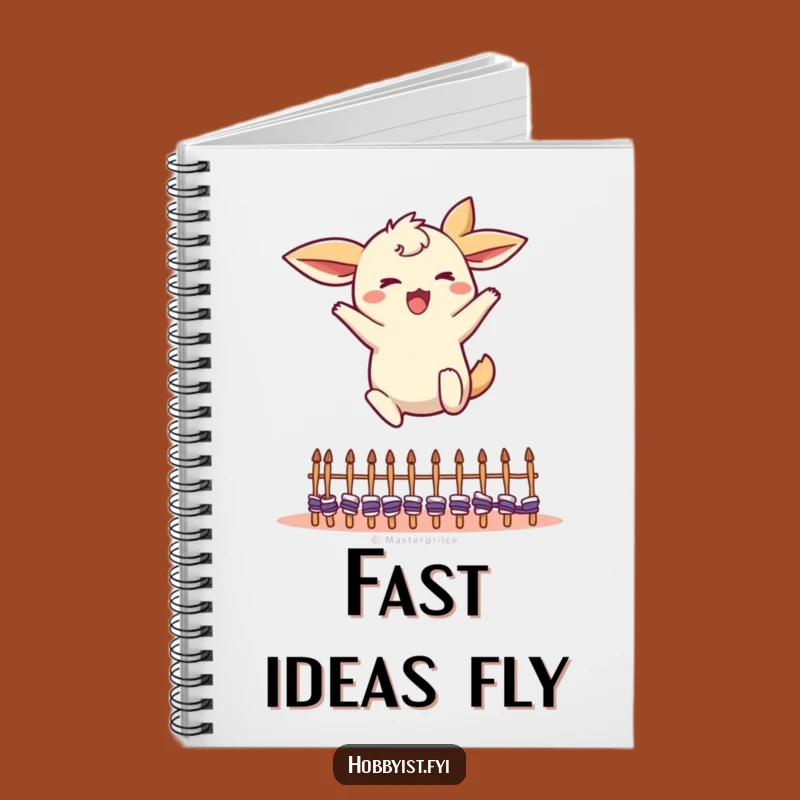 Funny Leaping Creature Notebook: Knitting Jump Journal Funny Gift