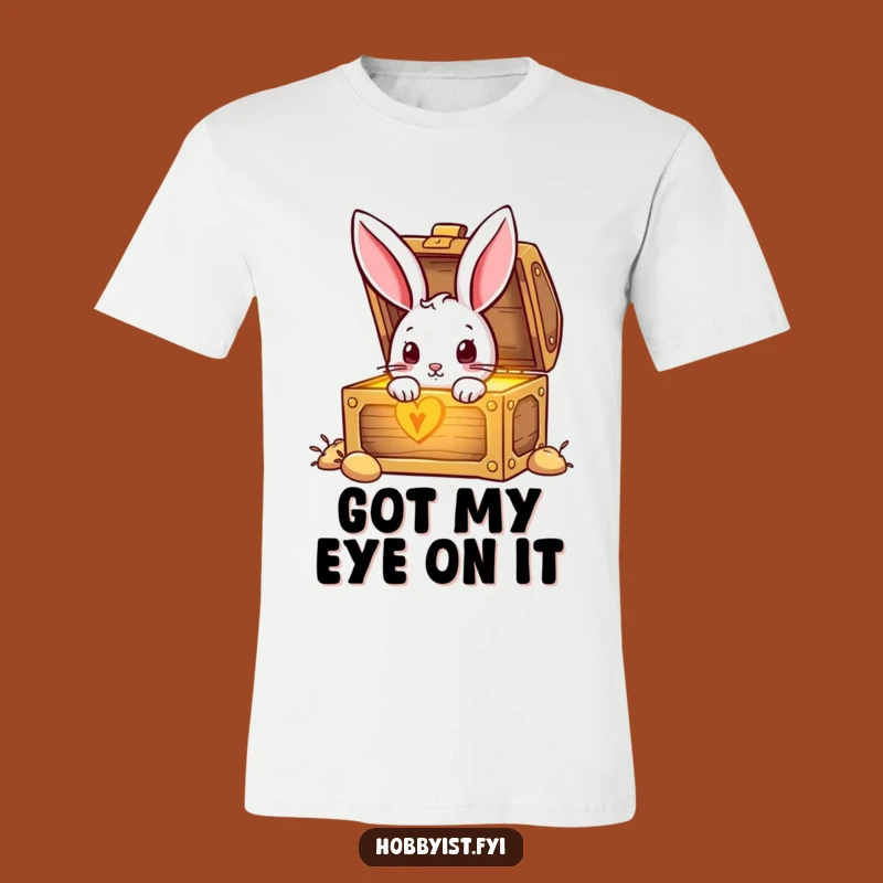 Funny Rabbit Treasure Shirt: Wear the Mystery and Humor of Discovery!