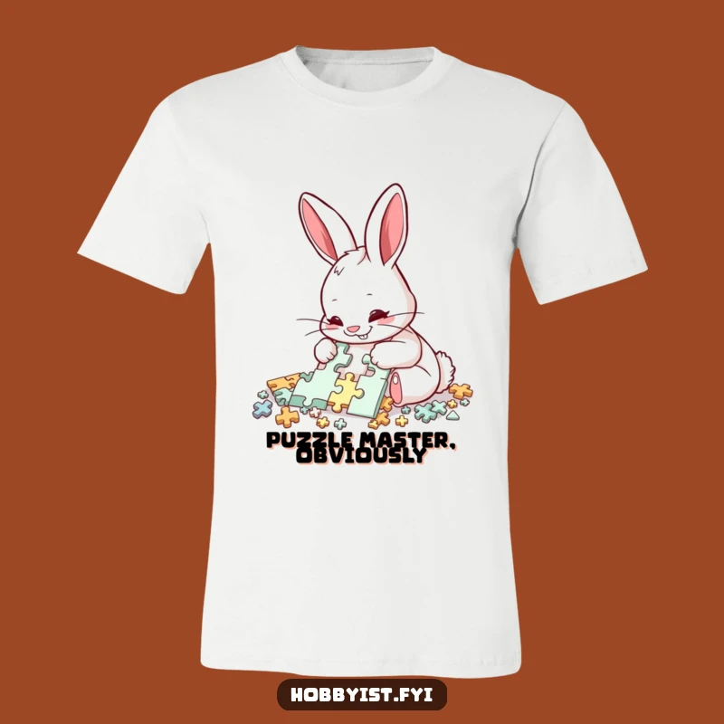 Funny Rabbit Puzzle Solver T-Shirt: Show Off Your Brainpower